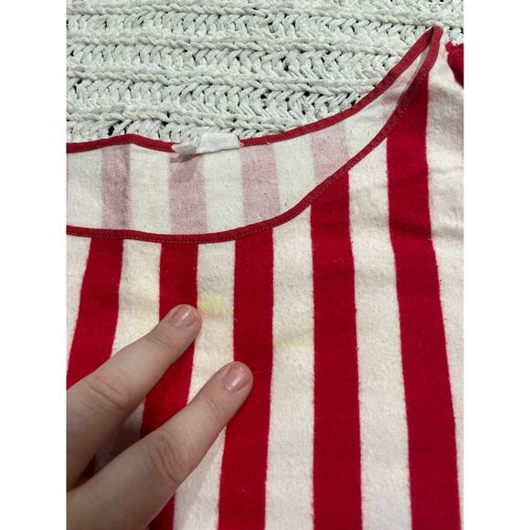 VTG Rare 70s Playboy Bunny Sleep Mini Dress Sz Small Striped Red White *Flaw - Picture 7 of 10